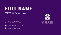 Space Game Laptop Business Card Image Preview