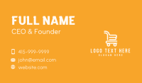 Shopping Cart Business Card example 1