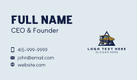 Waste Dump Truck Business Card