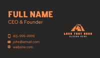 Mining Quarry Excavation  Business Card