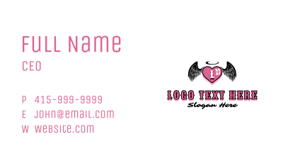 Tattoo Heart Studio Business Card Image Preview