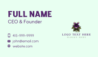 Wisconsin Wild Flower  Business Card Design