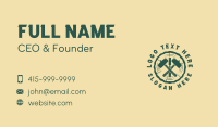 Wood Carving Business Card example 4