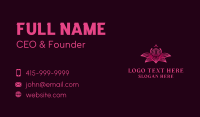 Lotus Spa Wellness Business Card