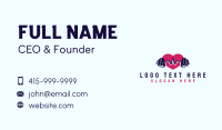 Dumbbell Business Card example 1