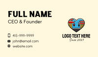 Temple-house Business Card example 2