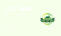 Lawn Mower Trimmer Business Card