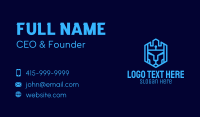 Lion Tech Shield Business Card