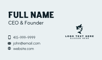 Wild Orca Whale Business Card Design