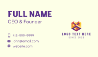 Geometrical Business Card example 3