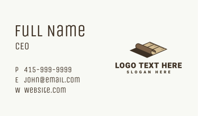 Wooden Floor Installation Business Card Image Preview