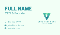 Triangular Business Card example 1