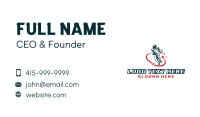 Football Varsity Player Business Card Design