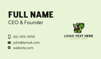 Turtle Dove  Mascot Business Card Design