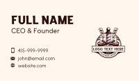 Barbershop Business Card example 3