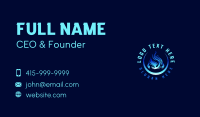 Fire Flame Gasoline Business Card