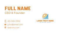 Renewable Solar Panel  Business Card