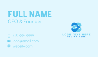 Blue Abstract Business Business Card