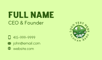 Organic Leaf Marijuana Business Card
