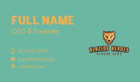 Panther Face Mascot Business Card Image Preview