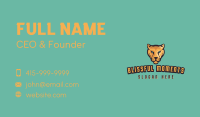 Panther Face Mascot Business Card Image Preview