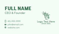 Statue of Liberty Head  Business Card