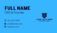 Wild Bear Mascot Business Card Design