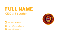 Football Shield Helmet Business Card