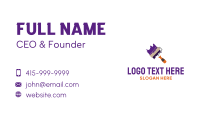 Mural Artist Business Card example 3