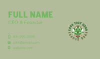 Marijuana Smoke Hippie Business Card