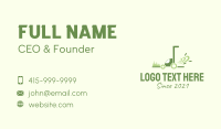 Lawn Mower Service Business Card Design