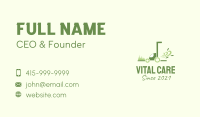 Lawn Mower Service Business Card Image Preview