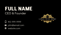 Luxury Ornamental Crest Business Card