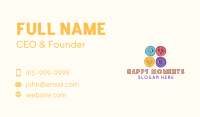 Cute Quirky Face Business Card Image Preview