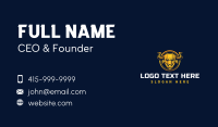 Wild Buffalo Horn Business Card Design