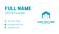 Blue Hexagon Tower Business Card