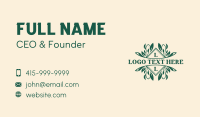 Leaf Floral Garden Business Card