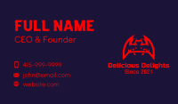 Red Bat Controller  Business Card