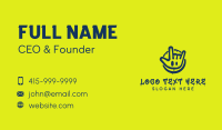 Punk Rock Graffiti Business Card