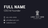 Column Architecture Building Business Card Design