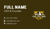 Mountain Hiking Alpine Business Card