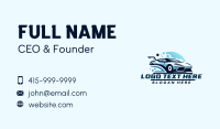 Clean Car Wash Business Card