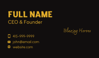 Luxury Brand Wordmark  Business Card Image Preview