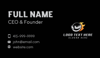 Exhaust Pipe Flame Mechanic Business Card