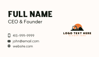 Excavation Heavy Equipment Business Card