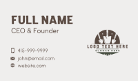 Shovel Planting Garden Tools Business Card Design