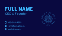 Center Business Card example 3