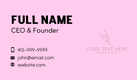 Ballet Dancer Monoline Business Card