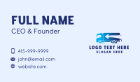 Fast Delivery Truck Arrow Business Card Design