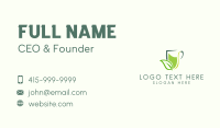 Organic Tea Shop  Business Card